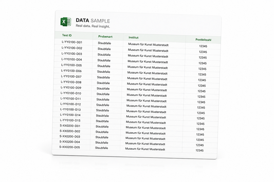 MUSA Datenservice – Vorhandene Gefahrstoffdaten als Excel-Export